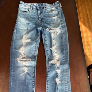 American eagle jeans. Size 2 High rise Jegging,